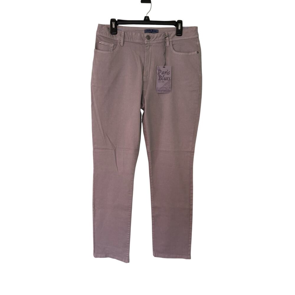 PARIS BLUES Women’s 14 Gray Denim Alexandra Slim Jeans 30x30